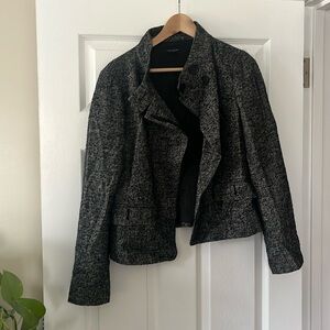 Black tweed Ann Taylor jacket